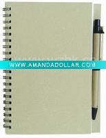Wholesale carton cover Spiral Notebook