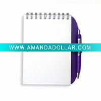 memo pad with pen