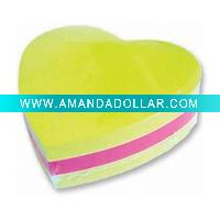 shaped sticky note