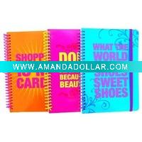Wholesale Spiral notebook with elastic