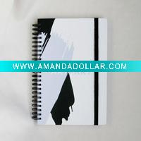 Wholesale ZJ-N-01045 Paper Cover Spiral Notebook