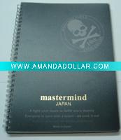 Wholesale pp cover spiral notebook