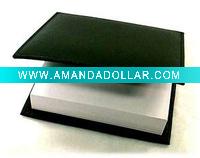 leather memo pad