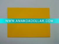 Wholesale 110g orange ordinary paper envelope for gift card