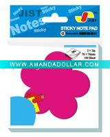 shaped sticky note