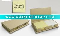 environmental memo pad with box