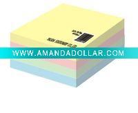 sticky color paper memo cube