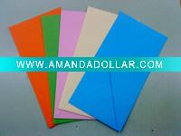 80-120g colour ordinary paper envelope for gift card