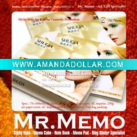 Wholesale Sticky Note Pad-- memo pad/ sticker pad for Cosmetic Promotion