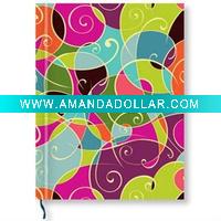Wholesale Hardbound Notebook with flower design