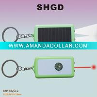 Wholesale Fashion solar laser flashlight