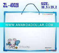 Dry erase schedule white board