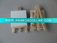 mini canvas easel set