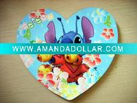 heart shape promotional eva coaster