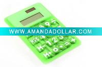 Wholesale 2011 high quality soft silicone calculator for office