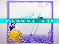 square magnetic message/writing/white board & mark pen
