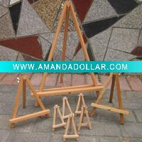 mini wooden easel