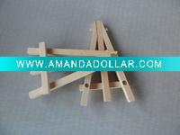 mini wood easel with peech wood