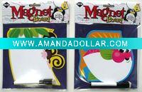 Fridge magnetic white board with marker