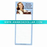 promotional magnetic notepad