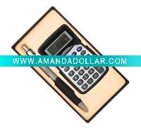 calculator set,calculator with pen,gift calculator