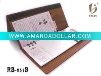 Wholesale wooden gold polished desk calendar