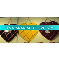 heart shape fabric memo board