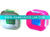 Wholesale color changing clock(four side clock)