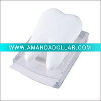 tooth shaped pop up memo pad