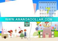 Wholesale cartoon calendar