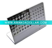Aluminum calendar PS002