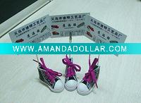 Wholesale mini shoe shape business card holder