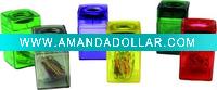 Wholesale multifunction cuboid plastic pen holder