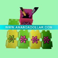 Wholesale 3D cartoon unattached plastic pen holder