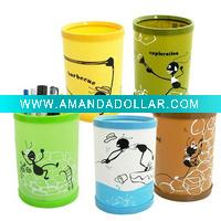 PP brush pot/pencil vase/pen holder