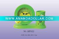 Wholesale Smiling pen holder clock
