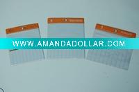 Wholesale PVC card holder with button closure