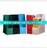 Multi-color plastic folder
