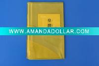 pvc document bag with button