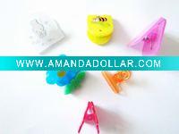 Wholesale colorful lovely plastic clips