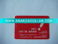 Wholesale ethylene card bag (promotional cutting sleeve )