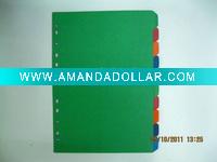 Wholesale Index Card with Coloured Mylar Tabs