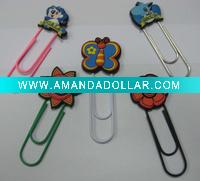 Wholesale provide soft pvc book marks