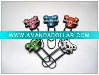 Wholesale fashion pvc bookmarks
