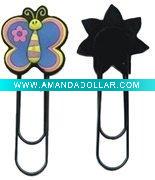 batterfly soft pvc book clip