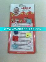 Wholesale Baby Plastic Safety Pin Brooches/metal safety pin