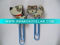 Wholesale Soft PVC Dog Bookmarks
