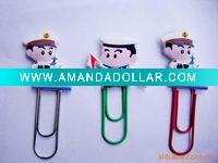 Wholesale navy logo paper clips