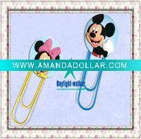 Wholesale Cartoon Soft Rubber Bookmarks Clip