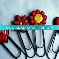 Wholesale Fashion Soft PVC paper clip